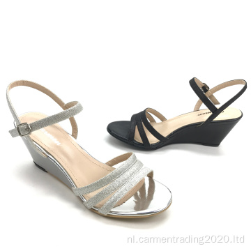 Vrouwen Peep Toe Wedges avondfeest hakken sandalen